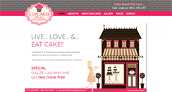 Desktop Screenshot of cupcakesforalloccasions.com.au